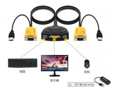 一個(gè)顯示器連接兩個(gè)主機(jī)如何切換，2臺(tái)主機(jī)一臺(tái)